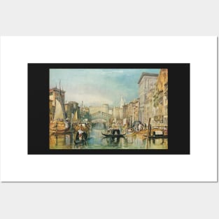 The Rialto, Venice, J M W Turner 1820-1 Posters and Art